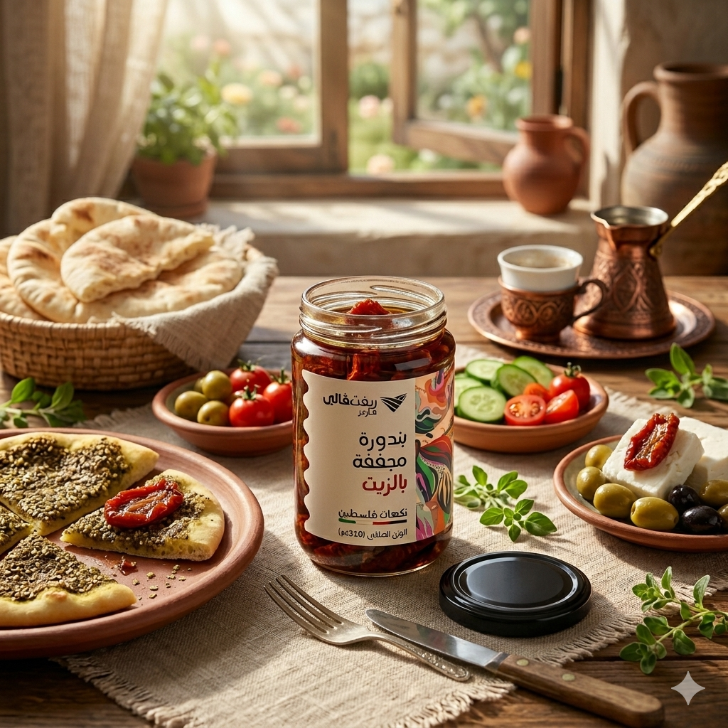 بندورة مجففة بالزيت (310غ)